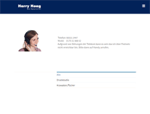Tablet Screenshot of harryhaag.de